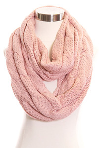 C.C KNITTED SOLID SCARF-SF-800