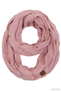 C.C KNITTED SOLID SCARF-SF-800