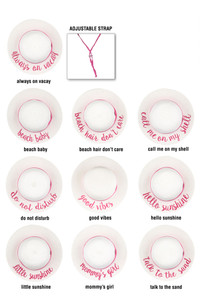 C.C SUN HAT-KIDS-2017 WHITE