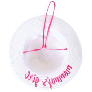 C.C SUN HAT-KIDS-2017 WHITE