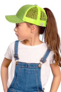 C.C BASEBALL PONYCAP-KIDS-BT-6