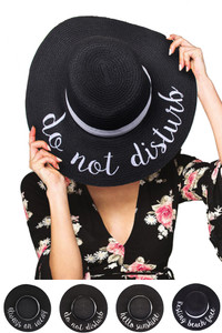 C.C SUN HAT-ST-2017 BLACK