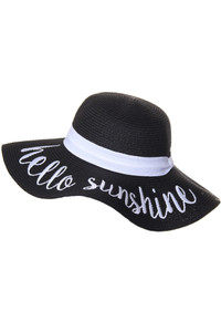C.C SUN HAT-ST-2017 BLACK