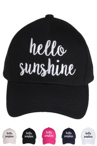 C.C BASEBALL CAP-BA-2017_SUNSHINE