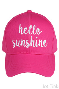 C.C BASEBALL CAP-BA-2017_SUNSHINE