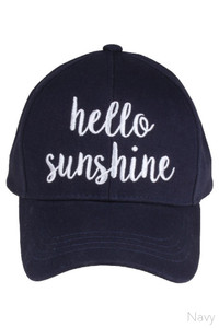 C.C BASEBALL CAP-BA-2017_SUNSHINE