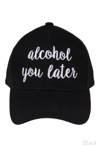 C.C BASEBALL CAP-BA-2017_ALCOHOL
