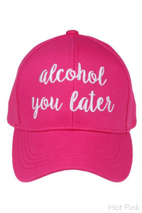 C.C BASEBALL CAP-BA-2017_ALCOHOL