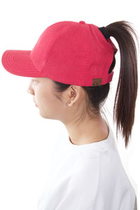 C.C BASEBALL PONYCAP-BT-2