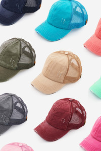 C.C BASEBALL PONYCAP-BT-13