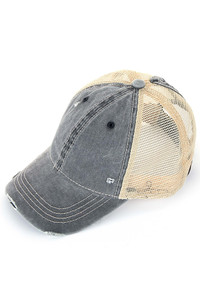 C.C BASEBALL PONYCAP-BT-12