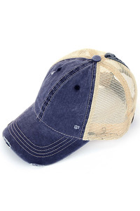 C.C BASEBALL PONYCAP-BT-12