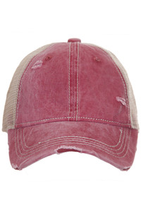 C.C BASEBALL PONYCAP-BT-12