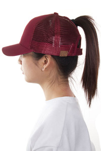 C.C BASEBALL PONYCAP-BT-4