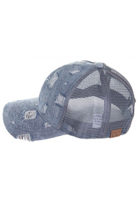 C.C BASEBALL PONY CAP-BT-8