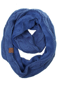 C.C KNITTED FUZZY SHERPA LINING SCARF-SF-25