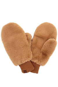 C.C FAUX FUR SHEPHERED LINING GLOVES-MT-715