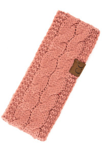C.C SOLID COLOR BASIC KNIT HEADBAND-HW-20