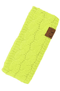 C.C SOLID COLOR BASIC KNIT HEADBAND-HW-20