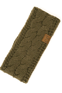 C.C SOLID COLOR BASIC KNIT HEADBAND-HW-20