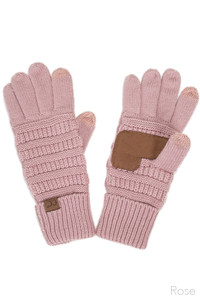 C.C Knitted Touch Screen Compatible Gloves