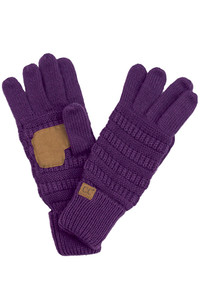 C.C Knitted Touch Screen Compatible Gloves