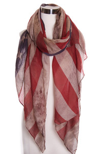 AMERICAN FLAG SCARF-EASC8092-1
