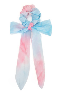 Tie Dye Scarf Ponytail Holder