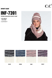 C.C KNIT SCARF-INF-7391