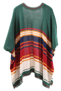 STRIPED RUANA-JP1670_GREEN