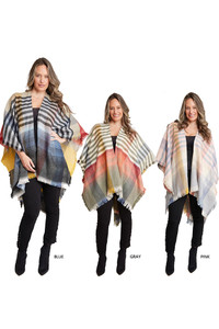 STRIPED RUANA-JP1675