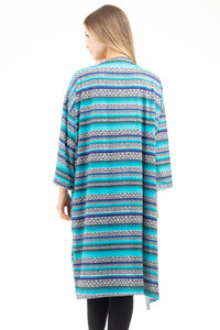 SNAKE SKIN SERAPE KIMONO-MS0075