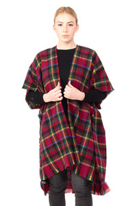 TARTAN PLAID KIMONO-MS0129