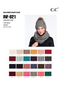 C.C KNIT SCARF-INF-821