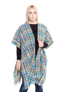 TARTAN CHECK KIMONO-MS0130