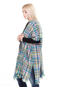 TARTAN CHECK KIMONO-MS0130