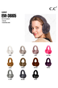CC BEANIE Faux Fur Must Have Winter Warm Earmuff