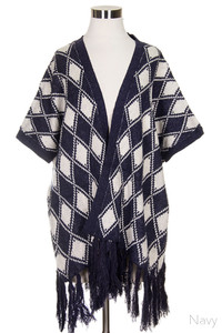 DIAMOND PATTERN KIMONO-SJK-159
