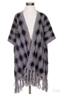 DIAMOND PATTERN KIMONO-SJK-159