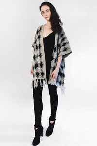 DIAMOND PATTERN KIMONO-SJK-159