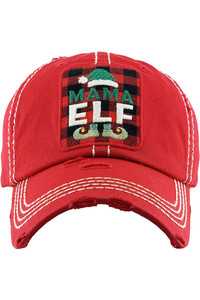 ELF Christmas Holiday BASEBALL CAP-KBV-1352