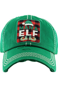 ELF Christmas Holiday BASEBALL CAP-KBV-1352