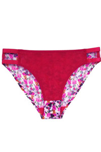 FLORAL SOLID PANTY-P2121 (12pc)