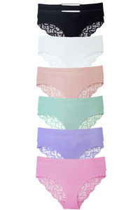 SMOOTH BACK DETAIL PANTY-P2096 (12pc)