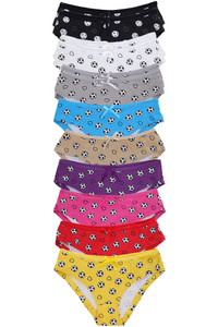 SOCCER BALL PATTERN PANTY-P7042 (12pc)