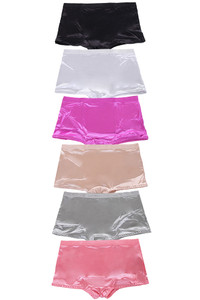 SOLID SATIN PANTY-961 (12pc)