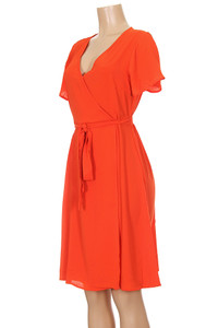 SOLID ONE PIECE DRESS-D00006-RED (6pc)