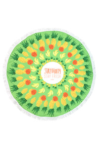 FRUIT THEME PRINT BEACH TOWEL-JP611-46