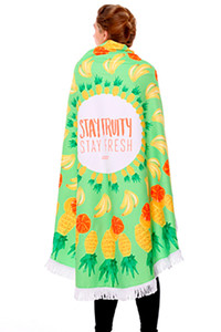 FRUIT THEME PRINT BEACH TOWEL-JP611-46