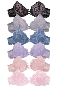 LACE PATTERN BRA-68810 (6pc)